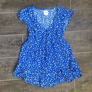 Skylar + Madison Flower Print Babydoll Dress